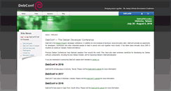 Desktop Screenshot of debconf.org