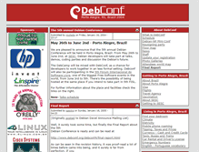 Tablet Screenshot of debconf4.debconf.org