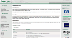 Desktop Screenshot of debconf9.debconf.org
