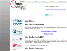 Tablet Screenshot of in2011.mini.debconf.org