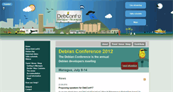 Desktop Screenshot of debconf12.debconf.org