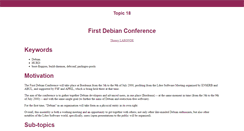 Desktop Screenshot of debconf0.debconf.org
