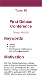 Mobile Screenshot of debconf0.debconf.org