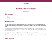 Tablet Screenshot of debconf0.debconf.org